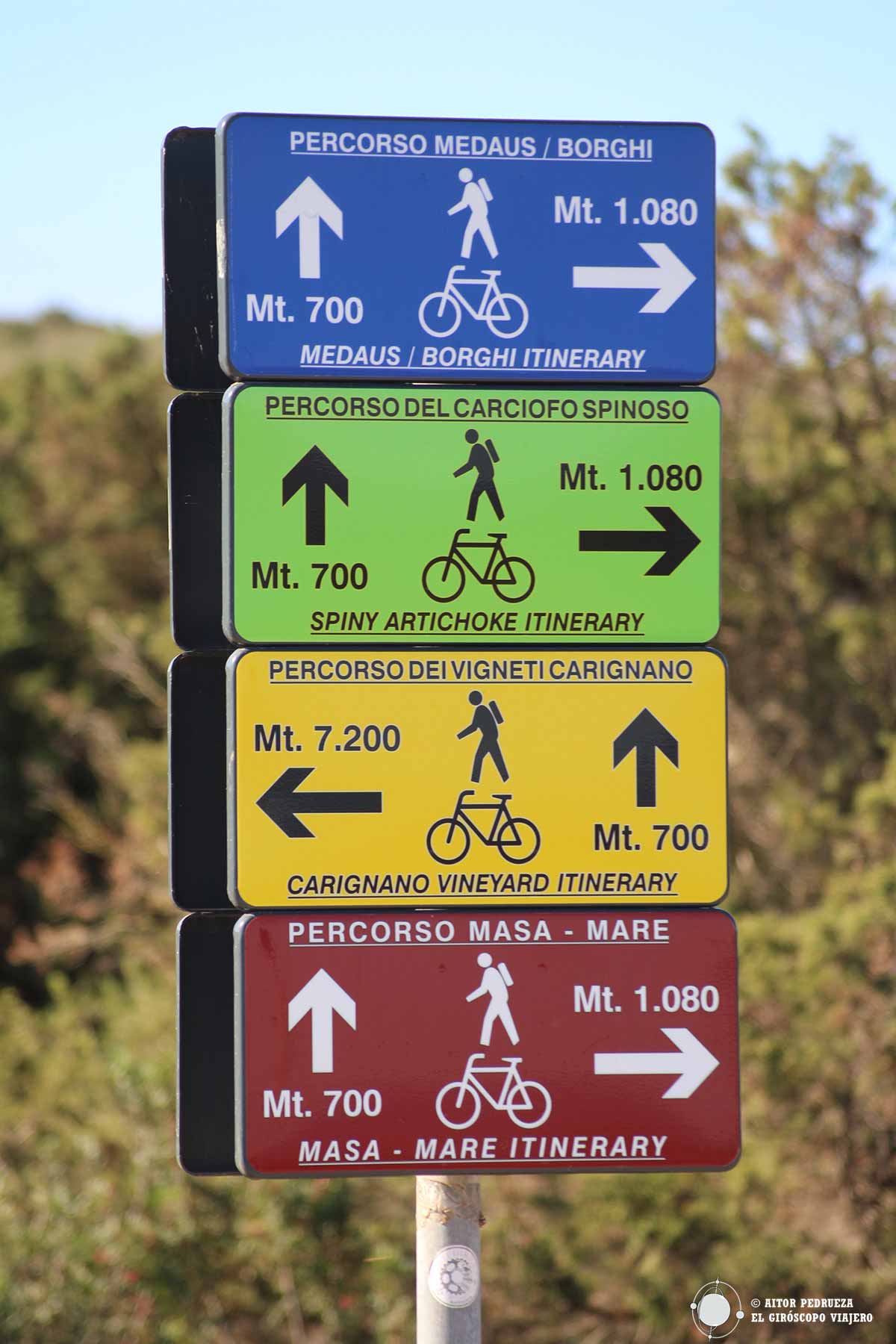 Rutas en bicicleta por el Bajo Sulcis