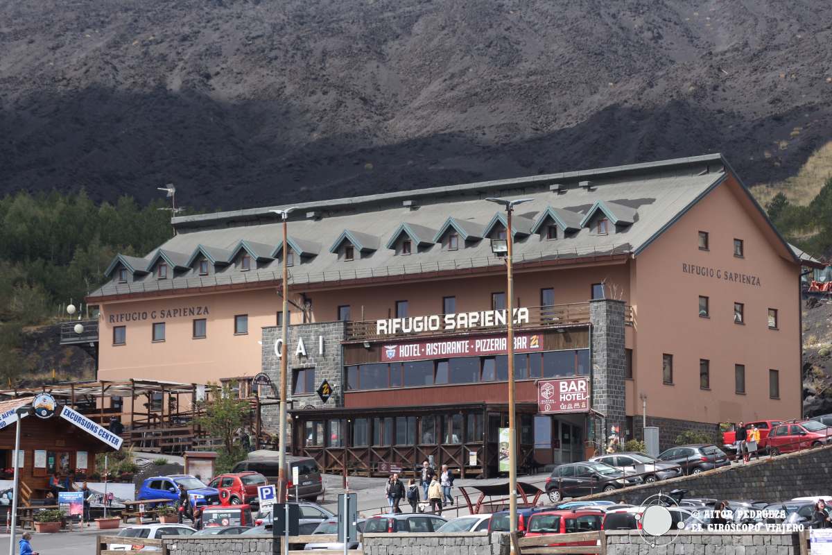 Refugio Sapienza en el Etna