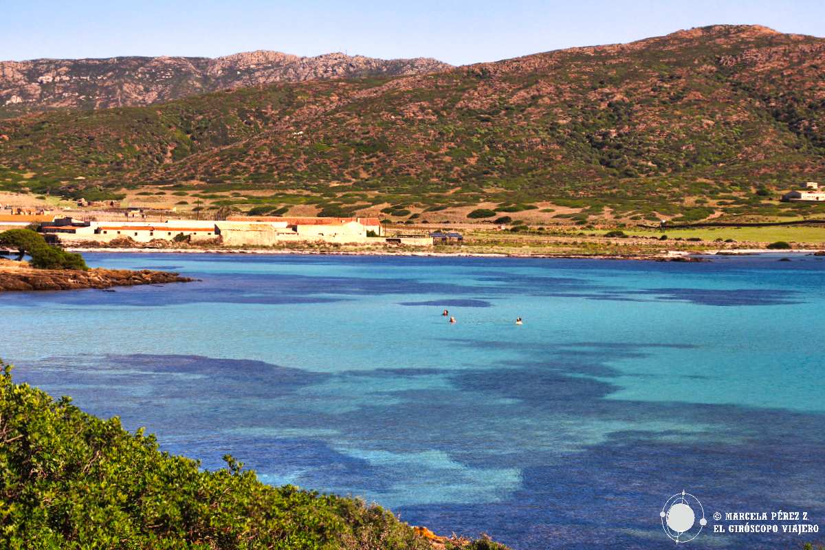 Aguas límpidas de la isla de Asinara