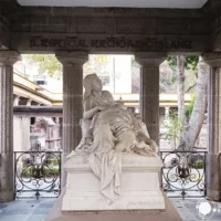 Tumba de Juan de la Granja, el vasco que introdujo el telégrafo en México