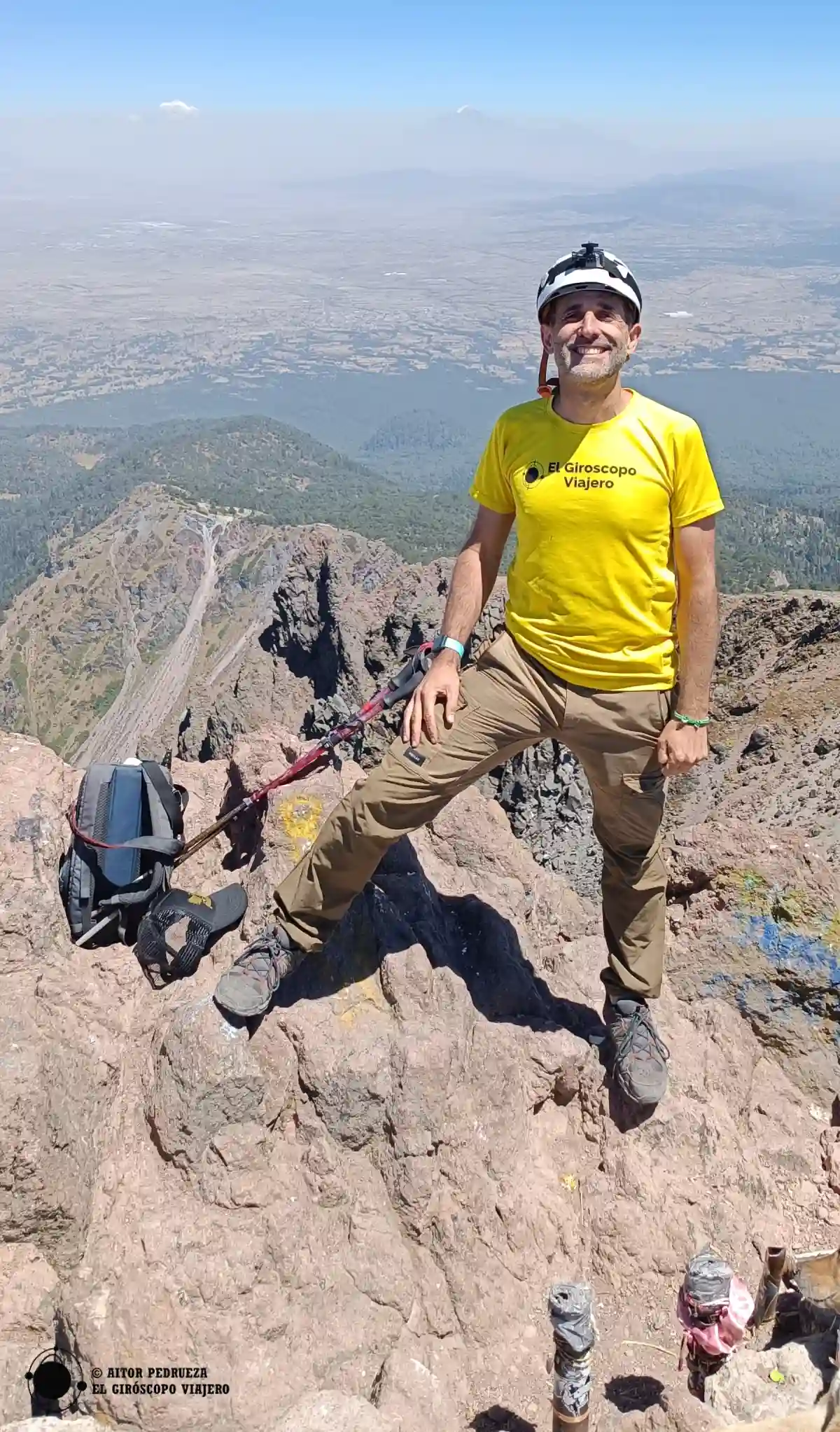 En lo alto del volcán La Malinche