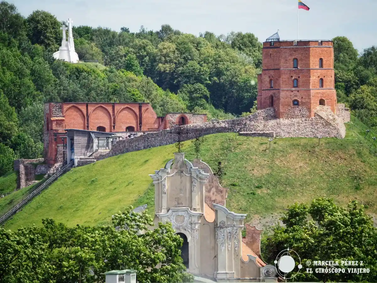 El antiguo castillo de Vilnius se asentaba sobre una colina