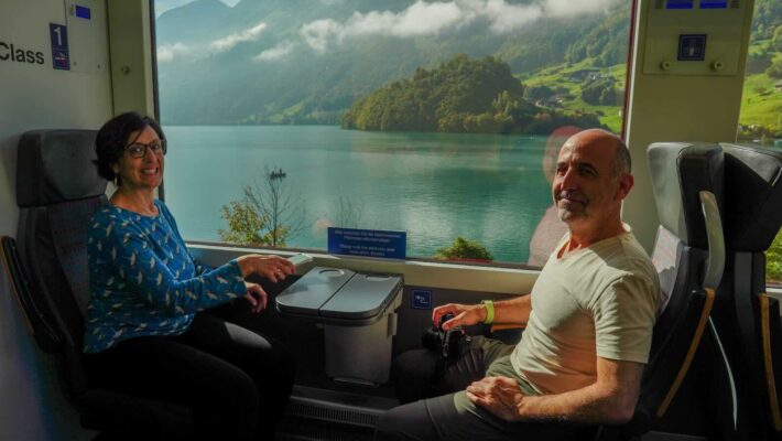 El tren panorámico Lucerna-Interlaken Express, Suiza