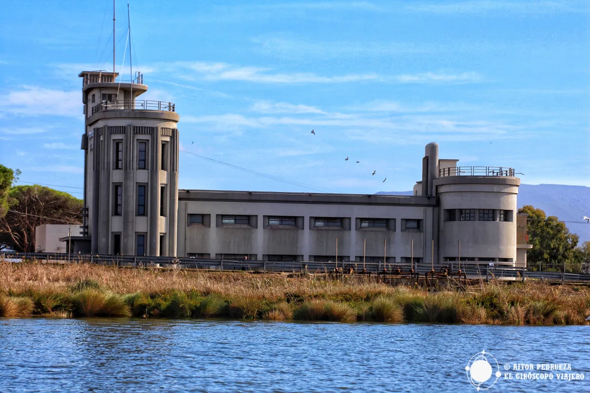 Estación de bombeo de la laguna de S'Ena Arrubia