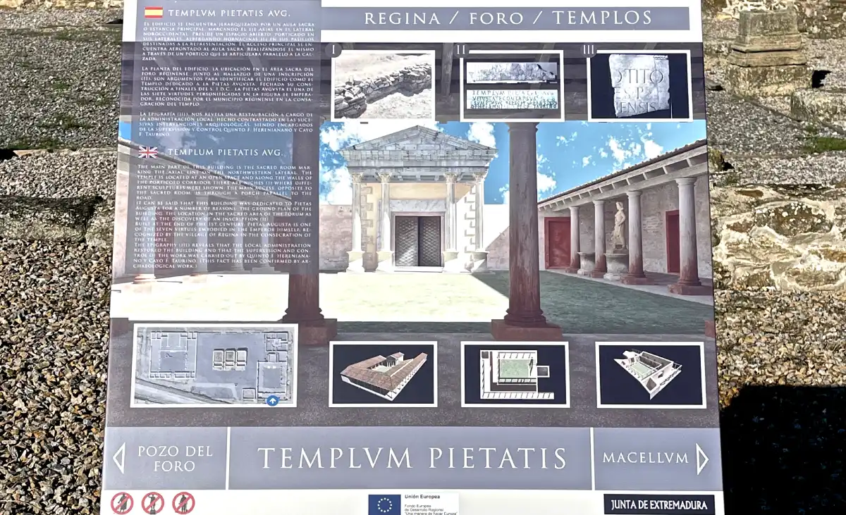 Reconstrucción del foro de Regina Turdolorum