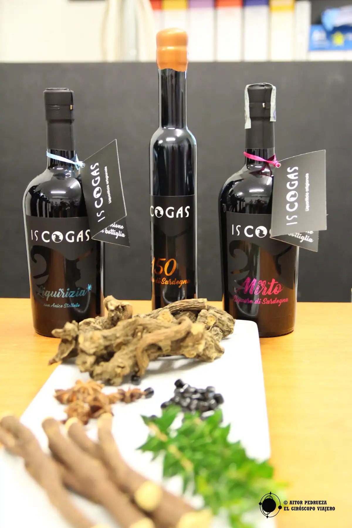 Licores artesanales Is Cogas en Villacidro