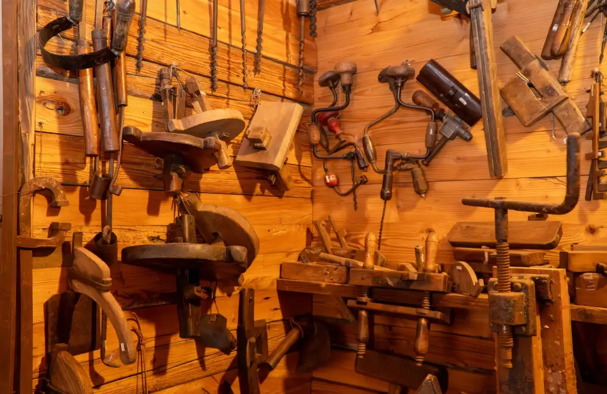 Interior del museo Antonio Corda en Arbus