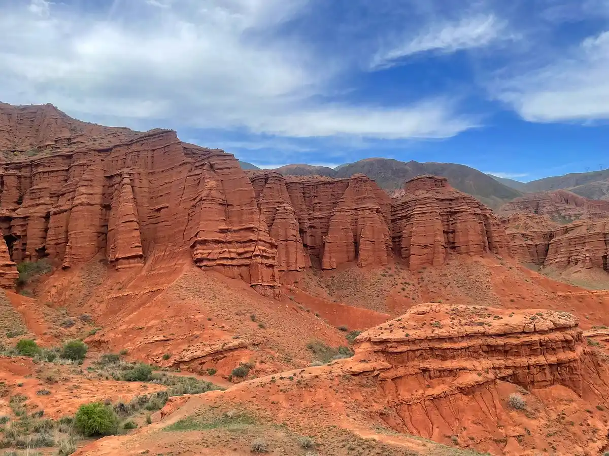Cañones de Konorchek en Kirguistán