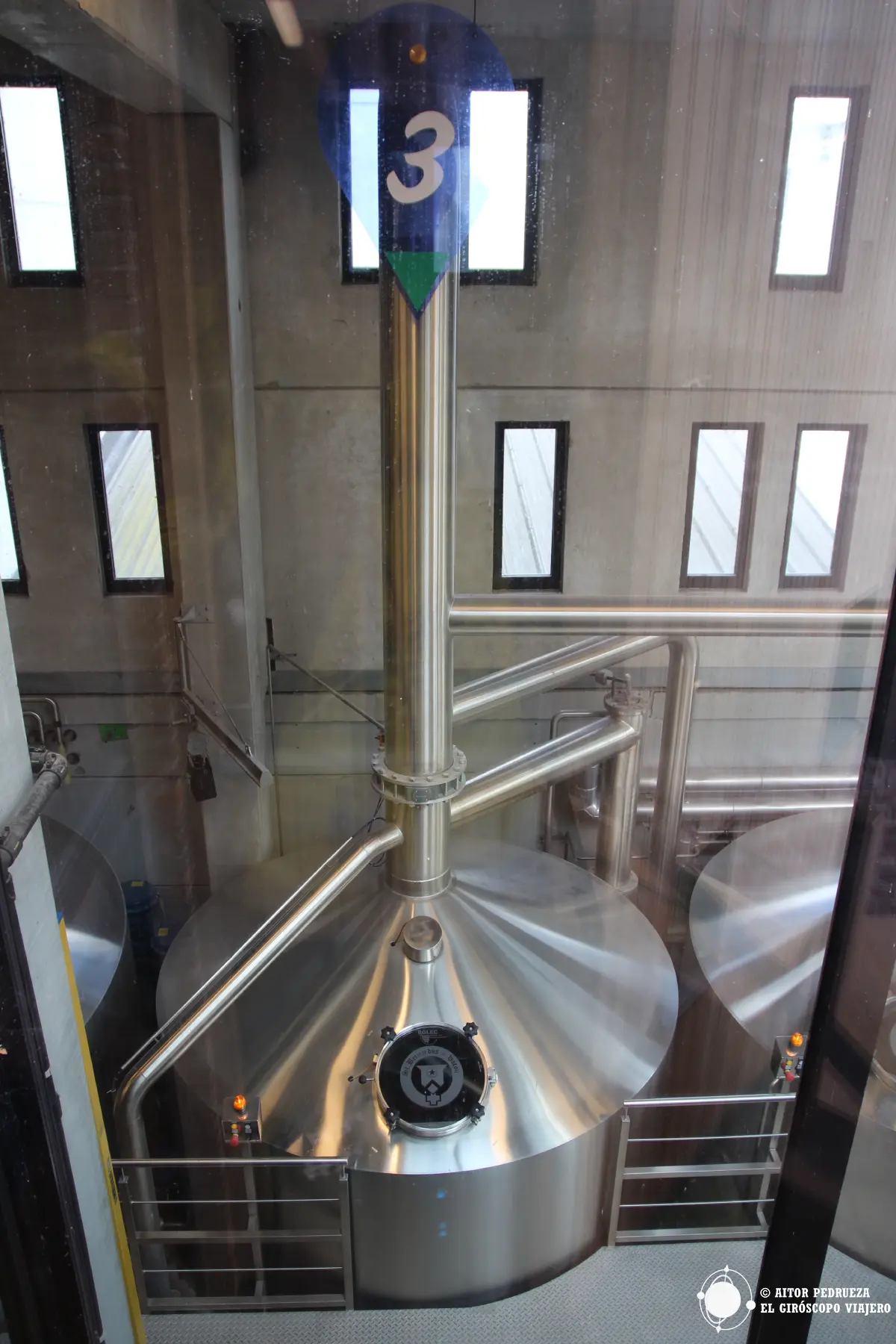 Interior de la fábrica de cerveza St. Bernardus
