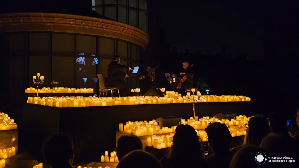 Candlelight en Sant Pau en penumbra
