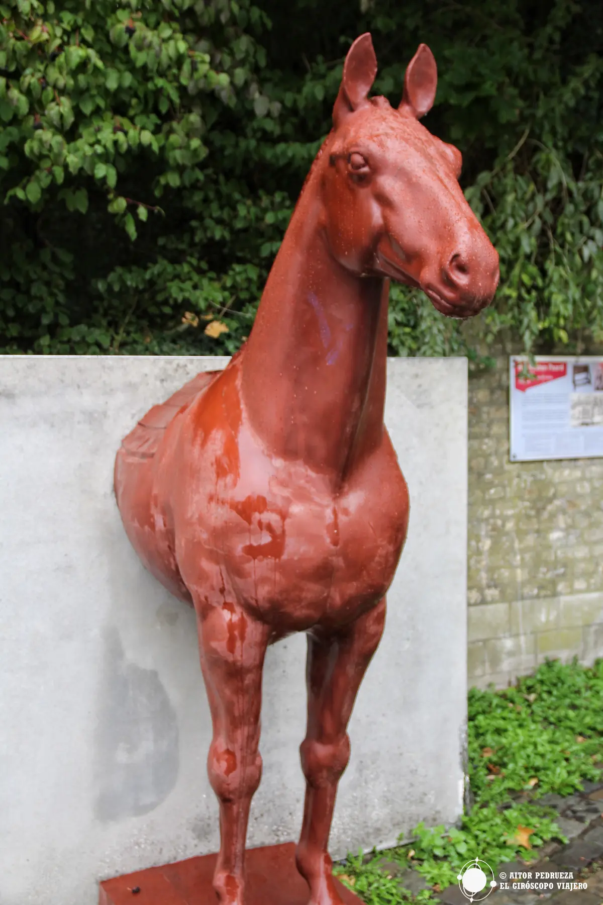 Escultura caballo, 'The Wooden Horse' obra de Bertrand Catteuw