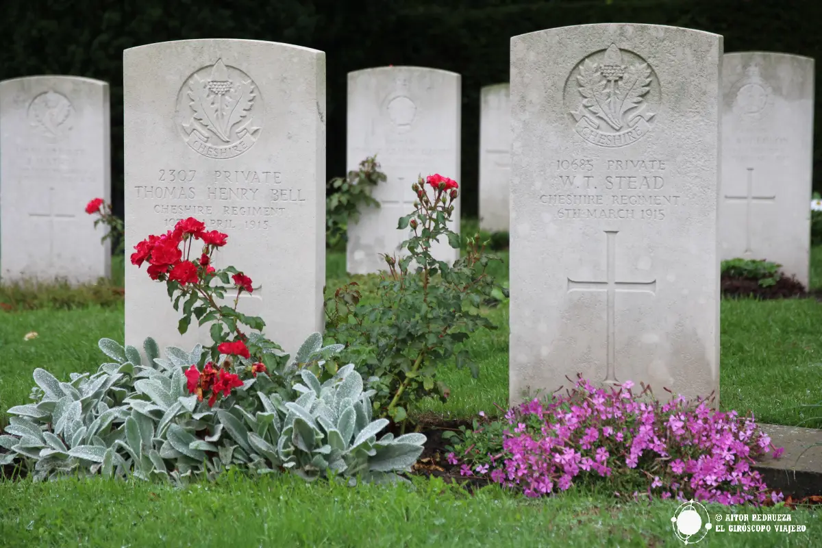 Cementerio de las murallas de Ypres