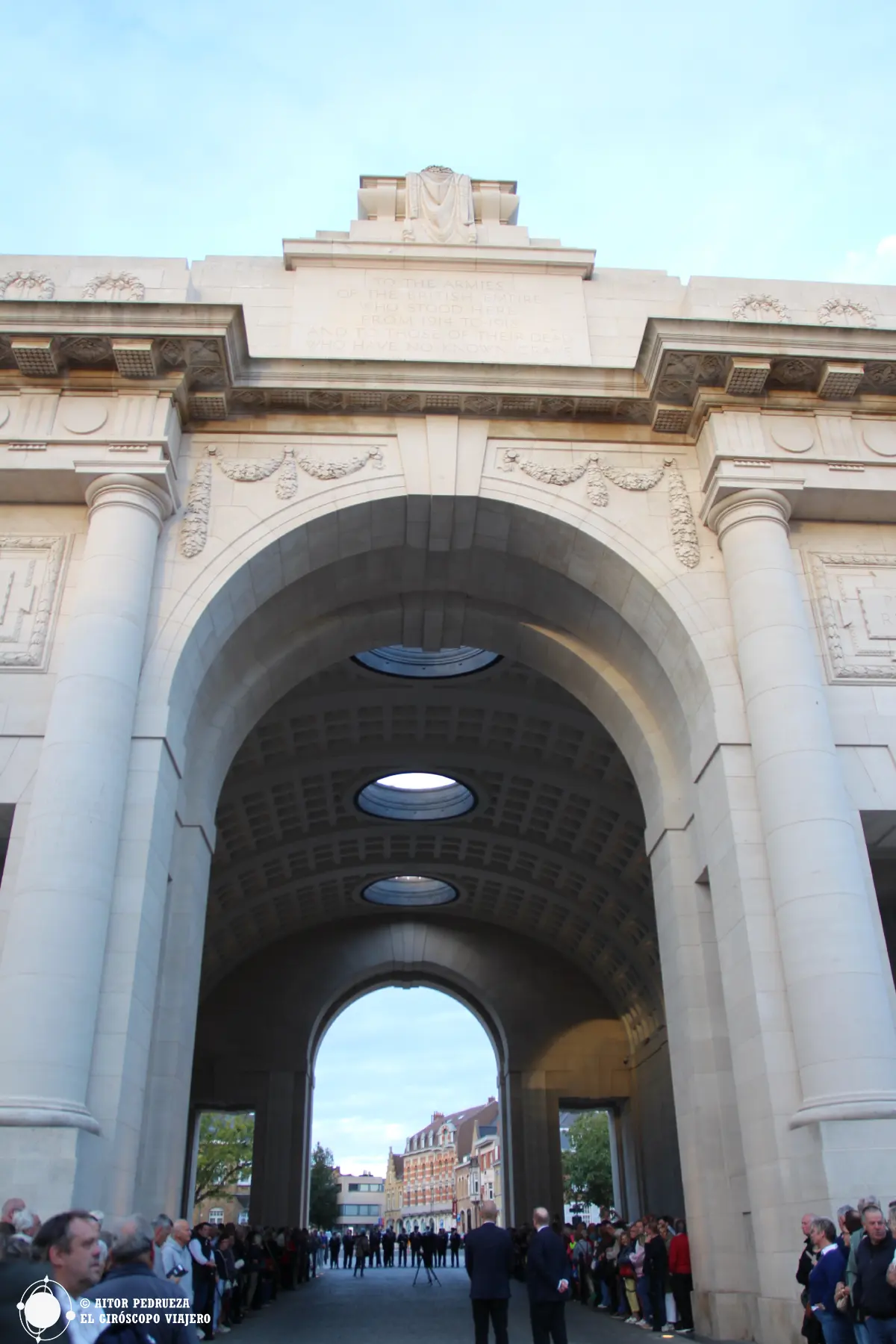 Cada día a las ocho de la tarde se celebra The Last Post en Ypres