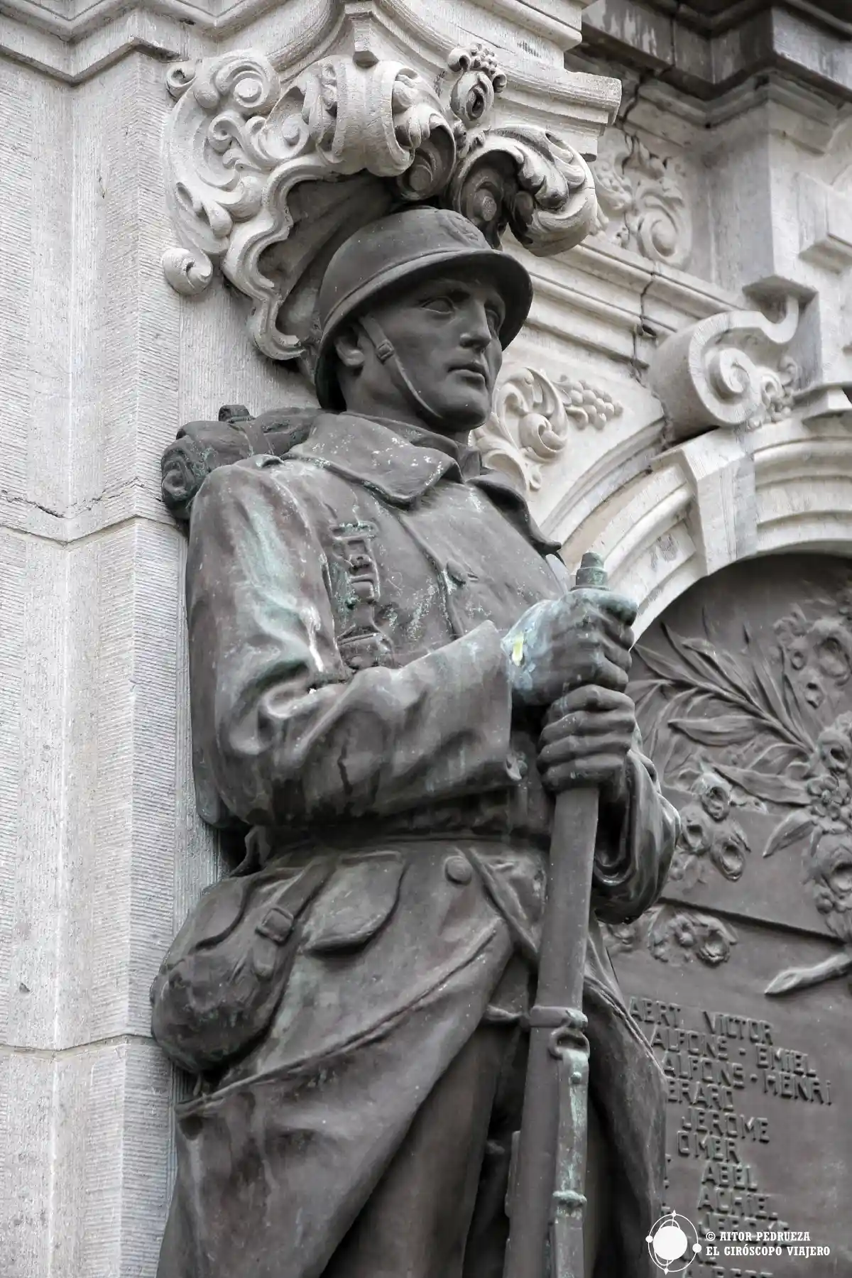 Monumento a los caídos en la Primera Guerra Mundial en Ypres