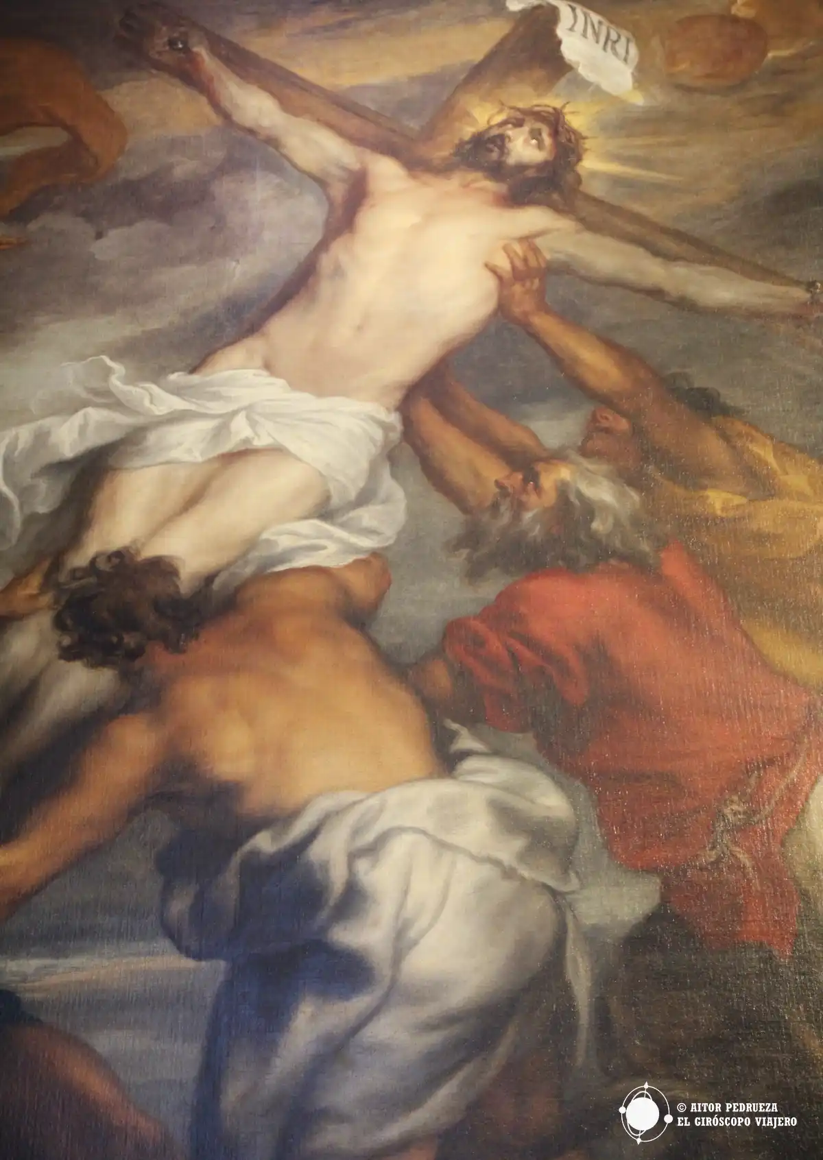 La elevación de la cruz (Kruisoprichting) de Anton van Dyck
