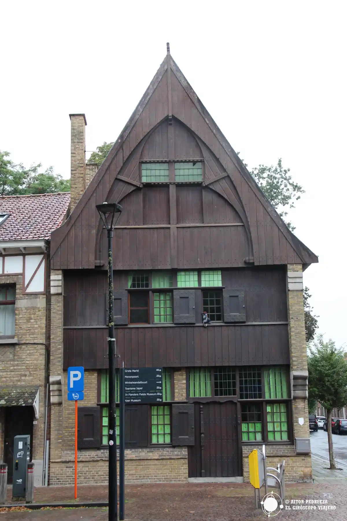 Casa de madera en Ypres